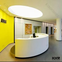 High Quality Bar Counter Office White Reception Desk MOQ 1 PC Color White Shape Square Condition New Trademark KKR Item Bar - Image 3