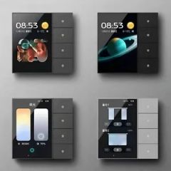 Touch Screen Home Controller Smart Switch for Tuya Devices with 4 Physical Buttons - Image 1
