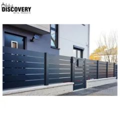 Outdoor Powder Coated Good Look Aluminum Privacy Fence for Mansion - Shandong Discovery Metal Products Co., Ltd.