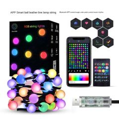 Smart LED Ball String Lights with APP Control for Home Decor - Image 3