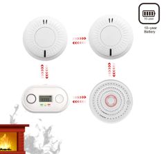 Wireless Radio Interconnected Security Alarms RF433 Remote Control Optional Smoke Detector - Image 6