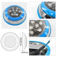 Stainless Steel RGB Pool Lights Underwater Fountain LED Swimming Pool Lights - Image 3