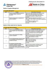 TUV certification6 certificate from Linyi Aozhan Import and Export Co., Ltd.