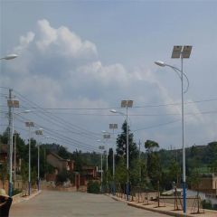 9m Solar Street Light with 60W Solar LED Light Power ≥30W Origin China Voltage 12/24V IP Rating IP65 HS Code 54094090 Light Type Solar - Image 1