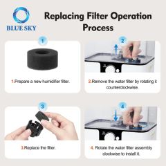 Aroma Pad and Humidifier Filter Compatible with Yzy6001 Humidifier Chivalz 6L Cool Mist Humidifier - Image 6