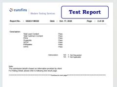 reprot from our customer2 certificate from Jinjiang Henghao Shoe Industry Ltd.