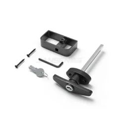 T Handle Lock Shed Door Latch Lock Kit - Image 3