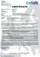 CE Certificate certificate of ZHEJIANG GUANGYA MACHINERY CO., LTD. – certificate photo, supplier certificates section
