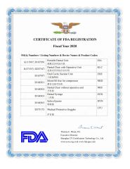 Company&product certificates certificate from Jiangsu Dynamic Medical Technology Co., Ltd.