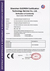 CE certificate from Huizhou Happy Trading Co., Ltd.