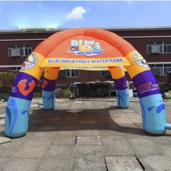Customized Advertising Inflatables Products Inflatable Arch Used 4 Legs Inflatable Finish Line Arch - Image 3