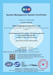 Quality Management System Certificate certificate from Hebei Liangpeng New Material Co., Ltd.