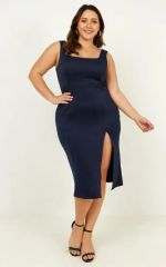 Mini Navy Slip Dress Sleeveless Casual HighWaisted 95%Poly 5%Spandex Daily Summer 15D - Image 5