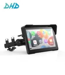 Factory Motorcycle Car Player IP67 Waterproof 7 Inch High Configuration Touch Screen Android Car DVR Bluetooth Navigation GPS Motorcycle Player - Image 1