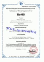 ROHS Certification to clearly show our factory flooring quality certificate of Qingdao Hvsun Industry Co., Ltd. – certificate photo, supplier certificates section