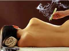Thyroid Problems Acupuncture Needles Application Method Heat Applied To Acupuncture Points Active Ingredient Dried Underside Of Mugwort Plant - Image 1