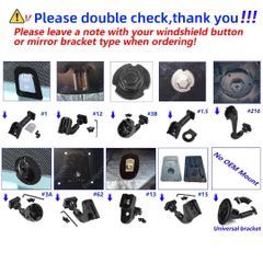 EnruigeOK Car Rear View Mirror Monitor OEM No1 Bracket for Ford GMC Chevrolet Toyota Honda - Image 2