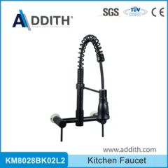 304 Stainless Steel Pull-out Kitchen Faucet with NPT Copper Curved Foot - Shanghai Addith Hardware Co., Ltd.