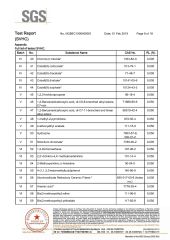 PIGMENT BLUE 153-SVHC-08 certificate of ORIEN CHEMICAL CO., LTD. – certificate photo, supplier certificates section