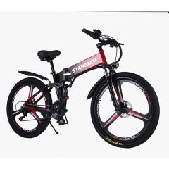 Suspension Foldable Ebike EU E Cycle Mountain Bike Aluminum Ebike Lithium Battery LCD Rear Hub Motor Disc Brake - Laiguang Group Co., Ltd.