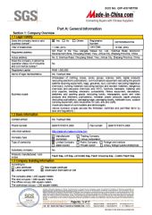 SGS Repor -3 certificate from Yiwu Jialan Package Co., Ltd.