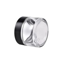 Custom Clear Glass Cosmetic Jars Capacity 7ml Origin China Trademark OEM Application Home Type Glass Bottle HS Code 7010909000 - Image 1