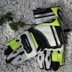 Black and White Motoboy Men's Motorcycle Riding Gloves Size L Style Plain Color Black Origin China Gender Unisex Specification - Image 3