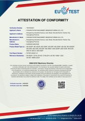 EUTest-SandingMachine certificate from FOSHAN PATER MACHINERY MANUFACTURING CO.,LTD
