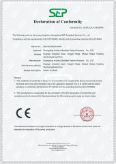 CE certificate from Huizhou Best Festivel Articles Co., Ltd.