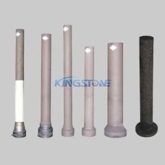 Continuous Casting Alumina Graphite Ladle Shroud Refractory HS Code 6903900090 Origin Henan, China Trademark Kingstone Model NO. Ladle Shroud - Image 6