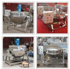 Industrial Fruit Jam Jacket Pot Induction Cooker Electric Cooking Pot - Image 6