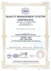 ISO Certificate certificate from Tianjin Qiangbang Industrial Co., Ltd.