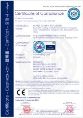 Certificate certificate from Hangzhou Kewei Intelligent Tech. Limited