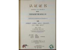 zs certificate of Shaanxi Yulong Auto Parts Co., Ltd – certificate photo, supplier certificates section