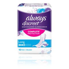 Always Discreet Incontinence Pads for Women, Heavy Absorbency, 48 Count - Image 1