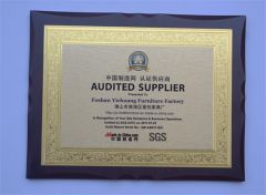 SGS Certification in 2018 certificate from Foshan Yichuang Furniture Co., Ltd.