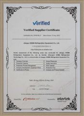 Certificate certificate from Shanghai Icema Refrigeration Technology Co., Ltd.