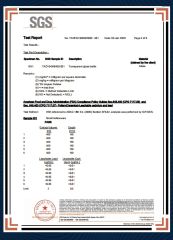 SGS certificate of Heze Rising Glass Co., Ltd – certificate photo, supplier certificates section