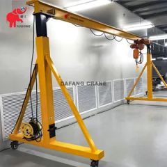 Adjustable Height Small Mini Portable Mobile Gantry Crane 5 Ton - Image 3