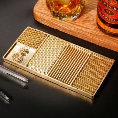 Ice Cubes Stamp Tray for Cocktails Custom Ice Stamp Designs Plate Brass Personalized Bar Ice Stamp - Image 3
