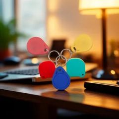 Tri-Color Uid/Cuid Blank-Chip Keychain Cards, Write-Supported, Factory Wholesale. - Image 5