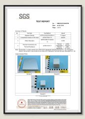 Physical Property Certificate certificate from Xiamen Green Foam Insulation Material Co, Ltd.