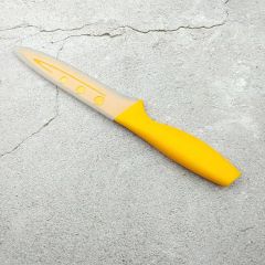 Yellow Color Non Stick Coating Utility Knife with Blade Guard - Image 3