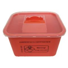 5L Medical Grade PP Square Sharps Container Washable OEM 1Y Size 5L Shape Square Model NO. OEM Trademark OEM Sample Avialable - Image 4