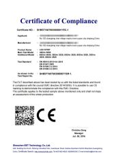CE certificate from Hangzhou Jinghu Glass Co., Ltd.