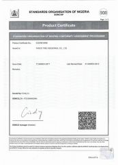 SONCAP certificate of Qingdao Timax Tire Co., Ltd. – certificate photo, supplier certificates section