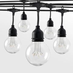 LED Colorful Light String Warm White Christmas Decorative G125 LED String Light - Image 1
