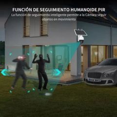 Outdoor Surveillance & Security Solar Power 4G WiFi Security Camera System Wireless - Image 6