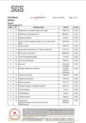 REACH Compliance certificate of CB (XIAMEN) INDUSTRIAL CO., LTD. – certificate photo, supplier certificates section