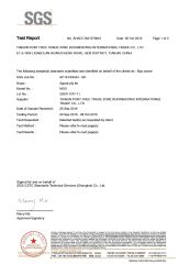 SGS certificate from Tianjin Quick Smart House Co., Ltd.